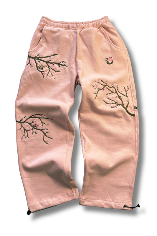 Pink Blossom Joggers