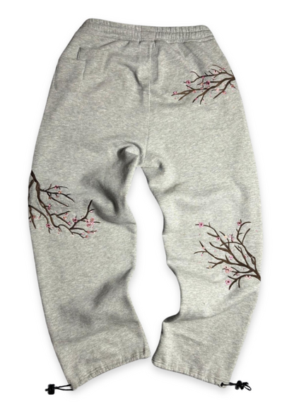 Grey Blossom Joggers