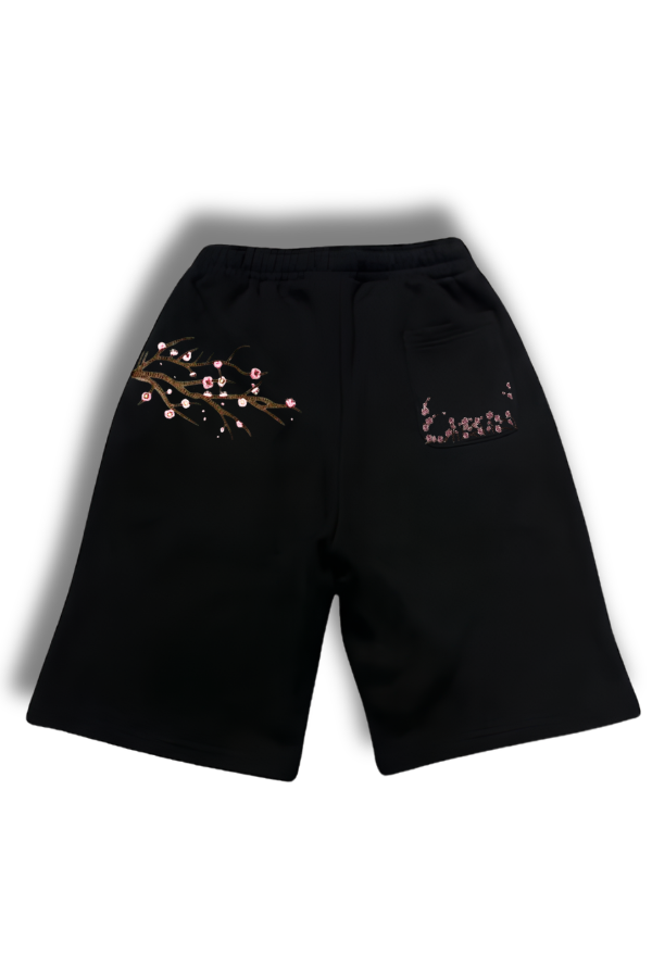 Black Blossom Shorts