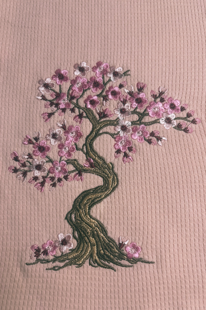 Pink Waffle Tee