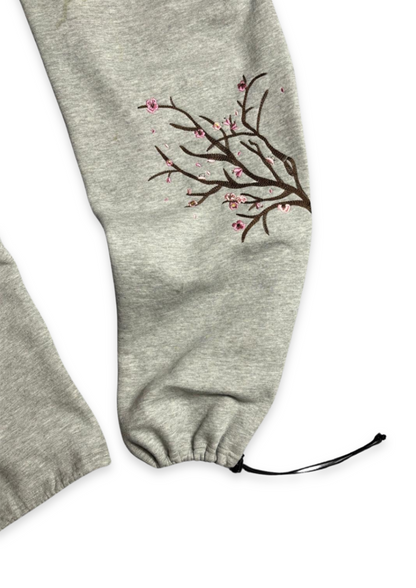 Grey Blossom Joggers