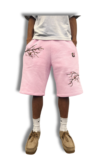 Pink Blossom Shorts