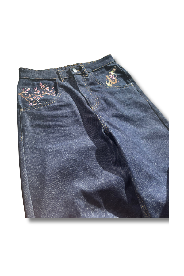 Blossom&Fisher raw denim jeans