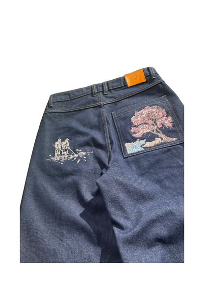 Blossom&Fisher raw denim jeans