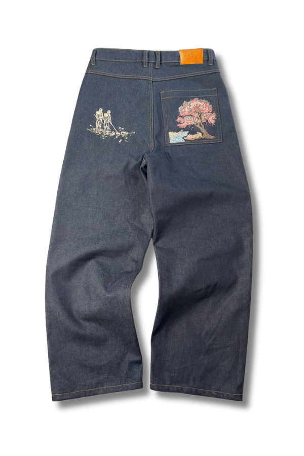 Blossom&Fisher raw denim jeans