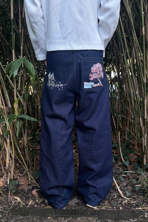 Blossom&Fisher raw denim jeans