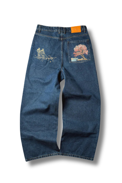 Blossom&Fisher washed Jeans