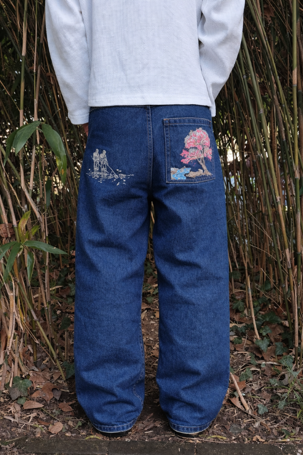 Blossom&Fisher washed Jeans