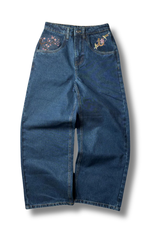 Blossom&Fisher washed Jeans